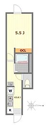 (仮称)サザンロード南阿佐ヶ谷 1Kの間取図画像