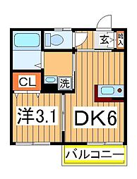 間取図画像 1DK