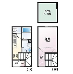 グレースシティ南柏 1階1Kの間取り