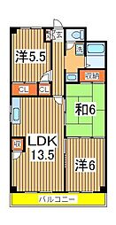 ＩＮＳＵＲＡＮＣＥ　ＢＬＤＧ　16 3階3LDKの間取り