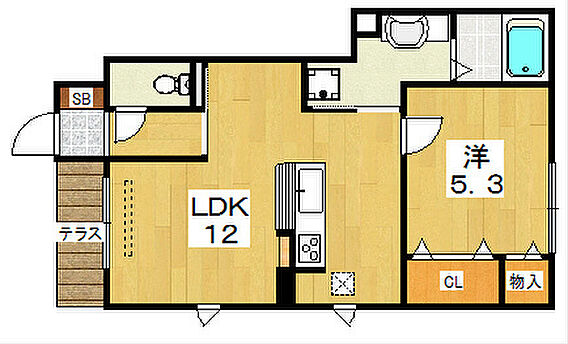 エスタシオンくずは台場_間取り_0