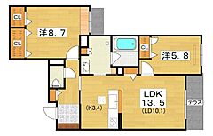 物件の間取り