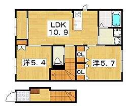 ロイヤルサージュ 2LDKの間取図画像
