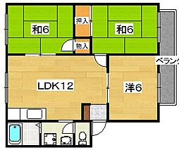 ウインディアナガムラ1 3LDKの間取図画像