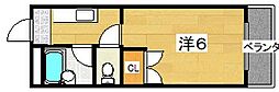 ハレアカラ 1Kの間取図画像