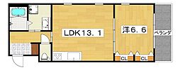 HOUSEGATE 1LDKの間取図画像