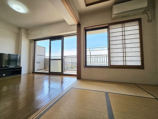 LDKと和室を開放して使えば約21.7帖の大空間が広がります！