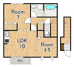クレインハウス 2階