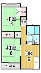 レインボーハイツ 1階/-