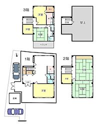 玉津町一戸建 7SLDKの間取り