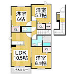 松本市大字里山辺 2階建 築10年のイメージ