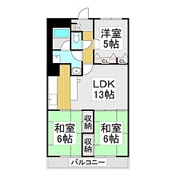 間取図画像 3LDK
