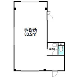 のみぞビル ワンルームの間取図画像