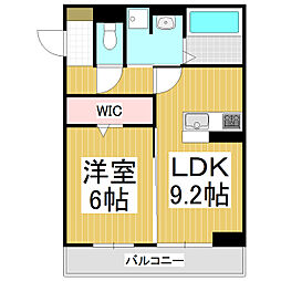GRAND D-ROOM女鳥羽 1LDKの間取図画像