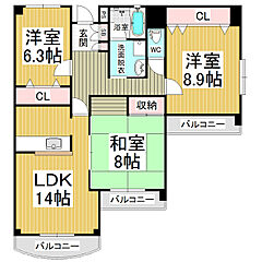 物件の間取り