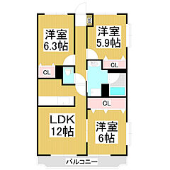 物件の間取り