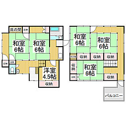 下黒田賃貸住宅 6Kの間取り