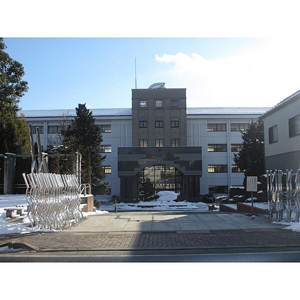 画像19:高校・高専「長野県飯田高校まで1288ｍ」