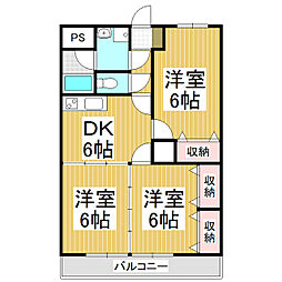 間取図画像 3DK