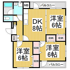 物件の間取り