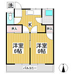 垂沢アパート（2F建）のイメージ