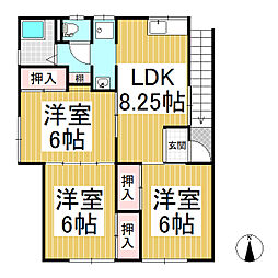 間取図画像 3LDK