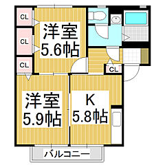 物件の間取り