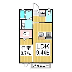 間取図画像 1LDK