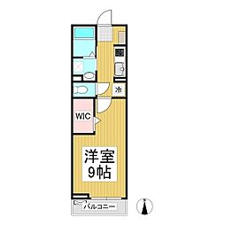 メゾン・ド・シュウワ 1Kの間取図画像