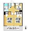 居町アパート2階3.5万円