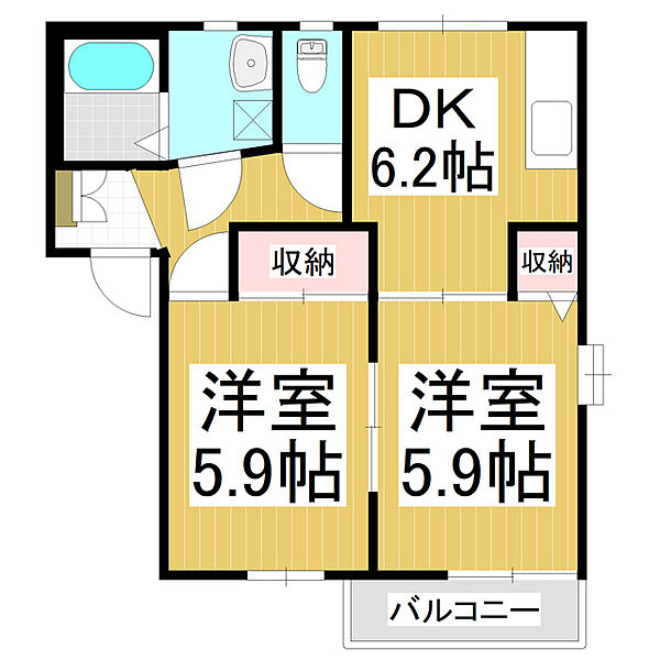 同じ建物の物件間取り写真 - ID:220002996637