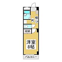 長野県長野市大字鶴賀田町（賃貸マンション1K・4階・27.60㎡） その2