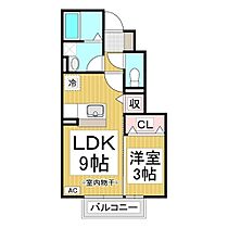 ラシーヌ・Ｔ  ｜ 長野県長野市大字大豆島（賃貸アパート1LDK・1階・31.64㎡） その2