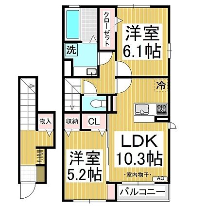 メゾン・ド・クーネル_間取り_0
