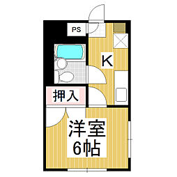 AtlasSeven 1Kの間取図画像