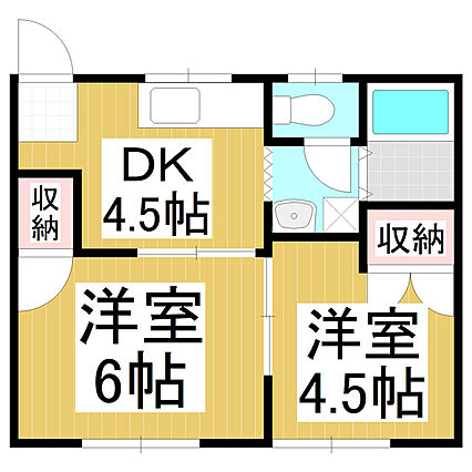 コーポ岡田A棟_間取り_0