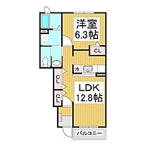 長野県長野市松代町西条（賃貸アパート1LDK・1階・46.49㎡） その2