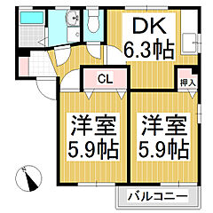 物件の間取り