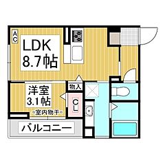 物件の間取り
