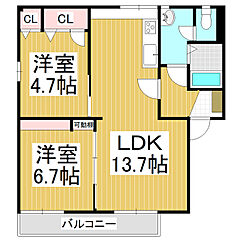 物件の間取り