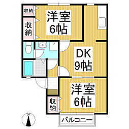 間取図画像 2DK