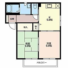 物件の間取り