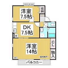 物件の間取り