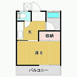 間取図画像 1K