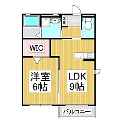 間取図画像 1LDK