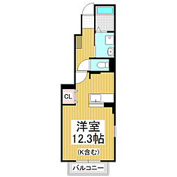 ビオレータ ワンルームの間取図画像