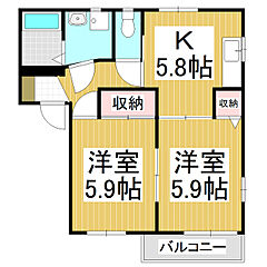 物件の間取り