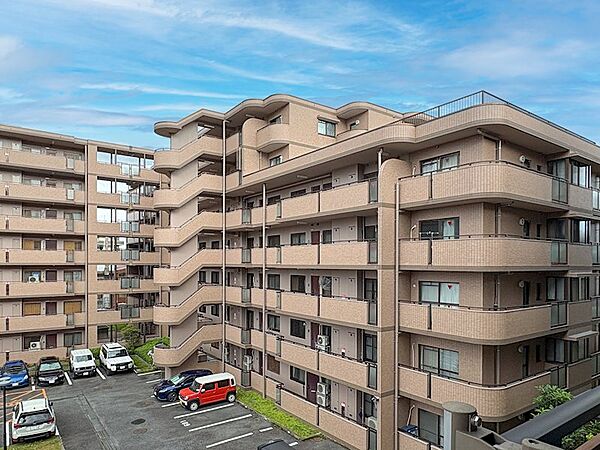 東向きのバルコニー