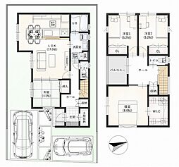 大津市雄琴6丁目　13号地 4LDKの間取り