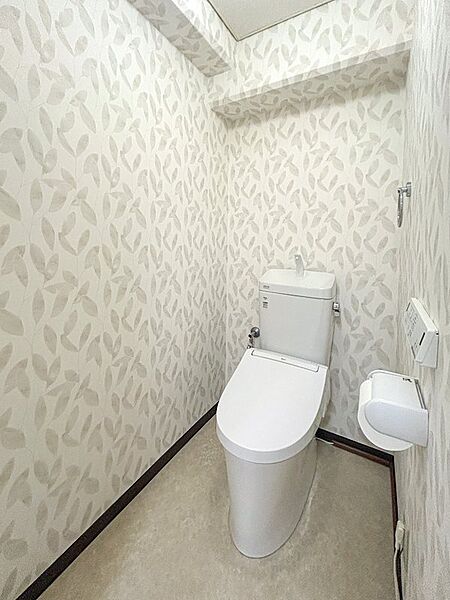 ウォシュレット付きのトイレに新調されています！